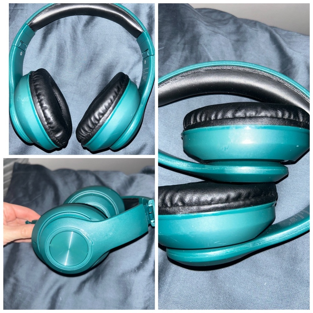 Teal Over-Ear Wireless Headphones